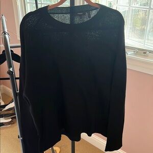 Theory Black Cashmere Sweater